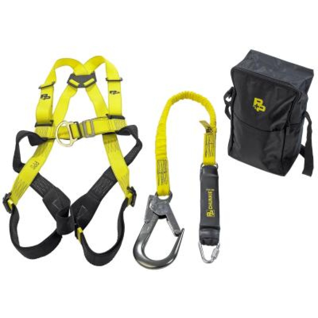 P+P Fall Arrest Harness & Lanyard Kit DELUXE KIT